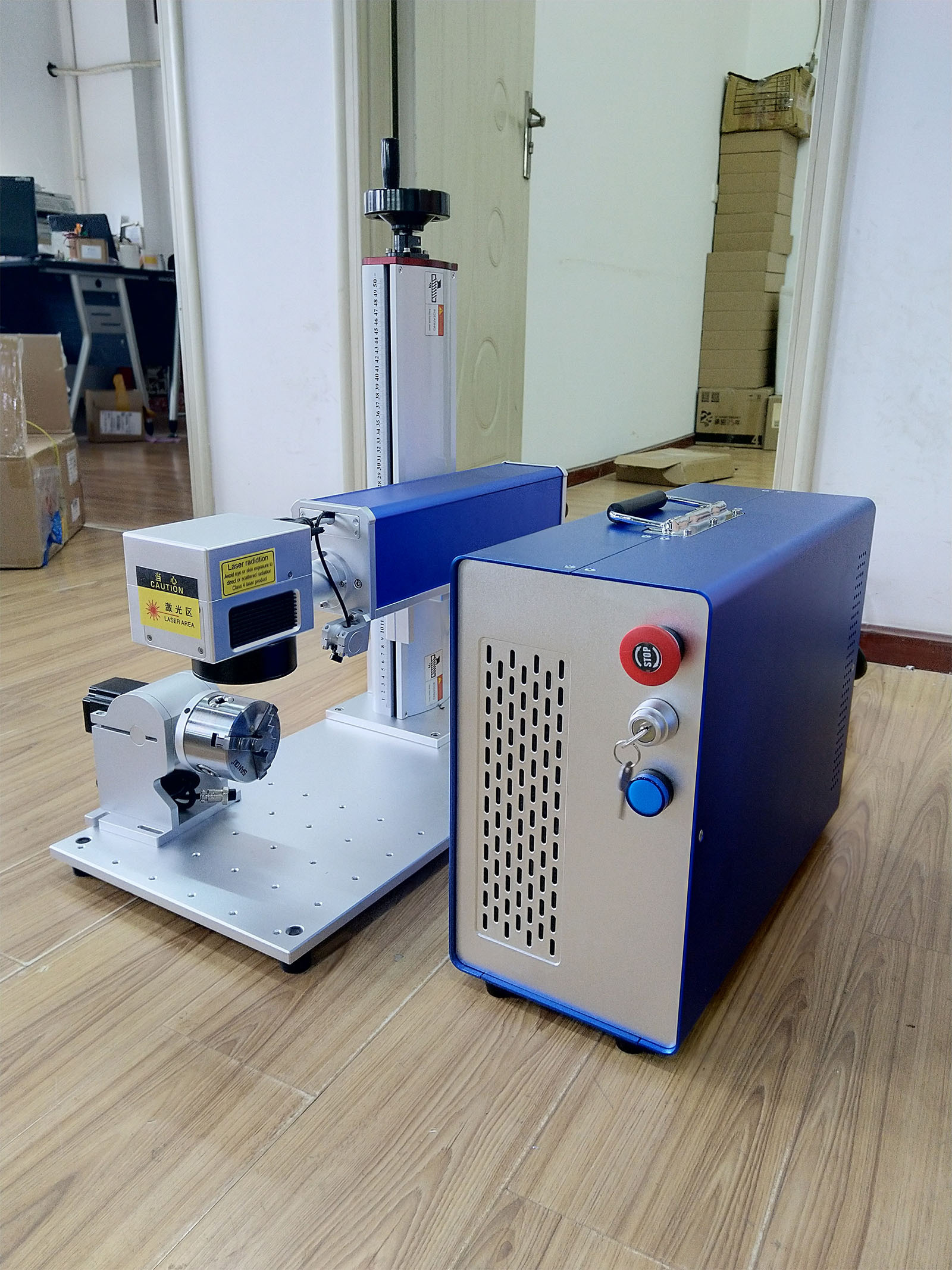 3W 5W UV Laser Making Machine Split Type Glass Plastic Engraving Marking