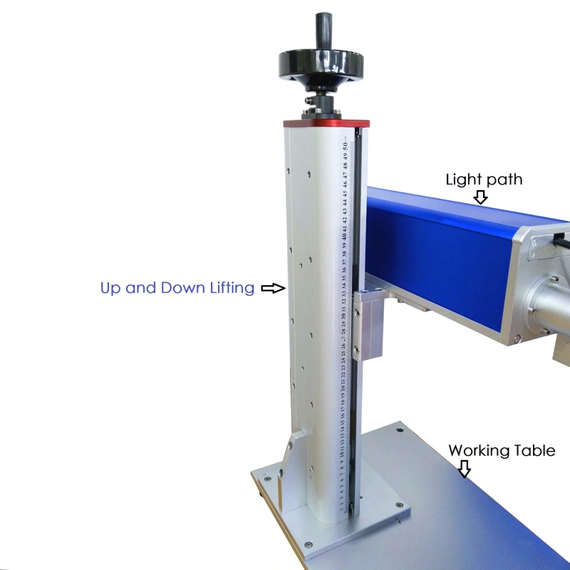 MCWlaser UP and Down Lifting with 80cm  Scale for 20W 30W 50W 60W Fiber Marking Engraving Machine