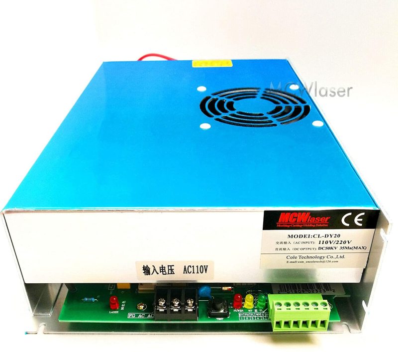 CO2 Laser Power Supply DY20 For RECI  W4 W6 W8 / S4 S6 S8 Laser Tube 100W 130W 150W 180W