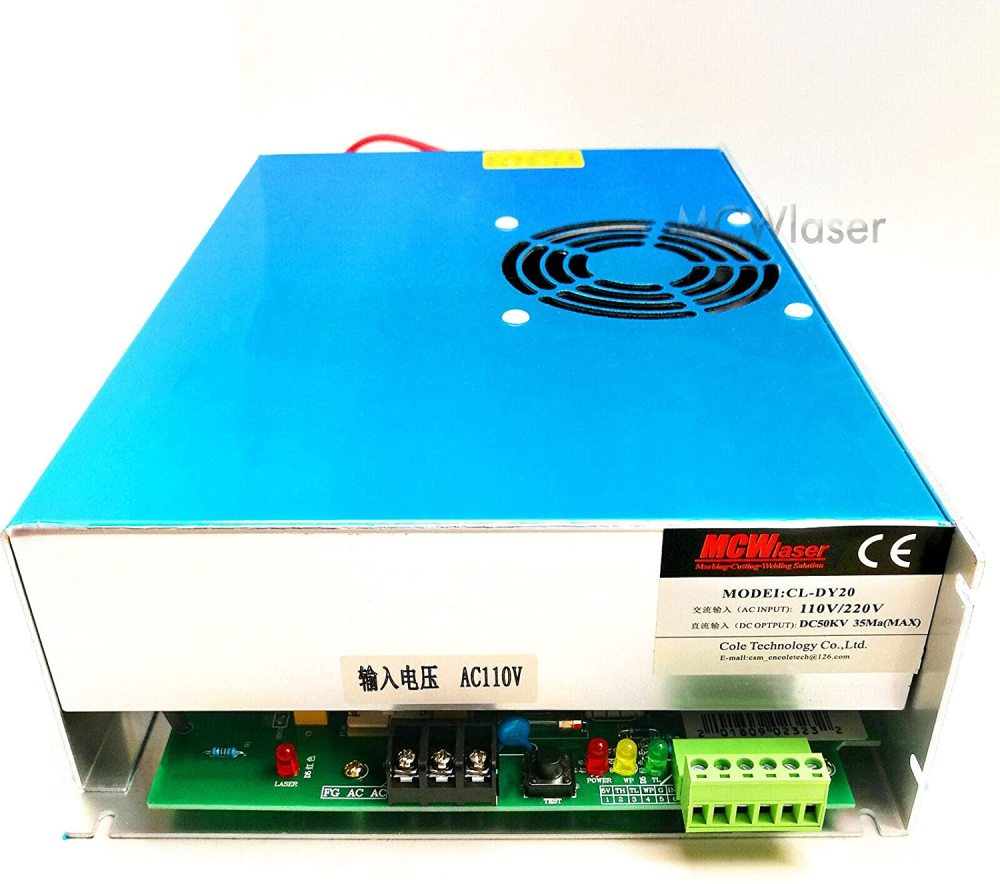 CO2 Laser Power Supply DY13 For RECI W2 / S2 Laser Tube 80W-100W