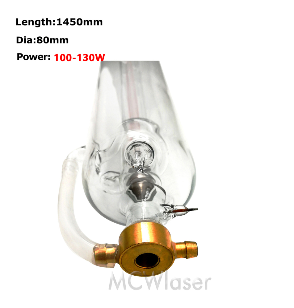 MCWlaser 100W CO2 Laser Tube (Actual 100W-130W) M100 Model For Laser Engraver Engraving Cutting Machine Universal Model