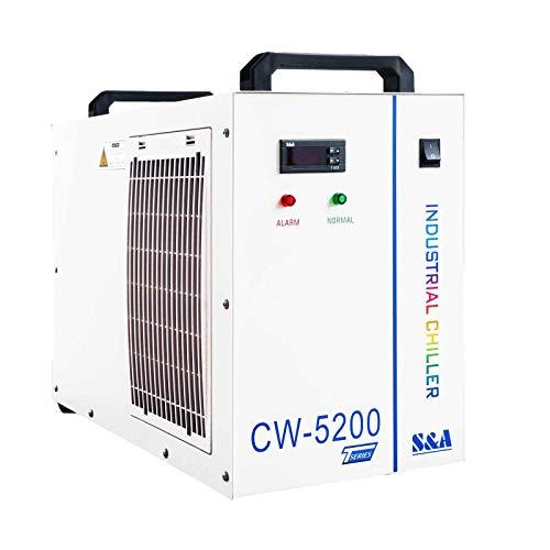 S&A Genuine CW5200TI Water Chiller Duty Free for CO2 Laser Engraving Cutting Water Cooling 220v/50Hz