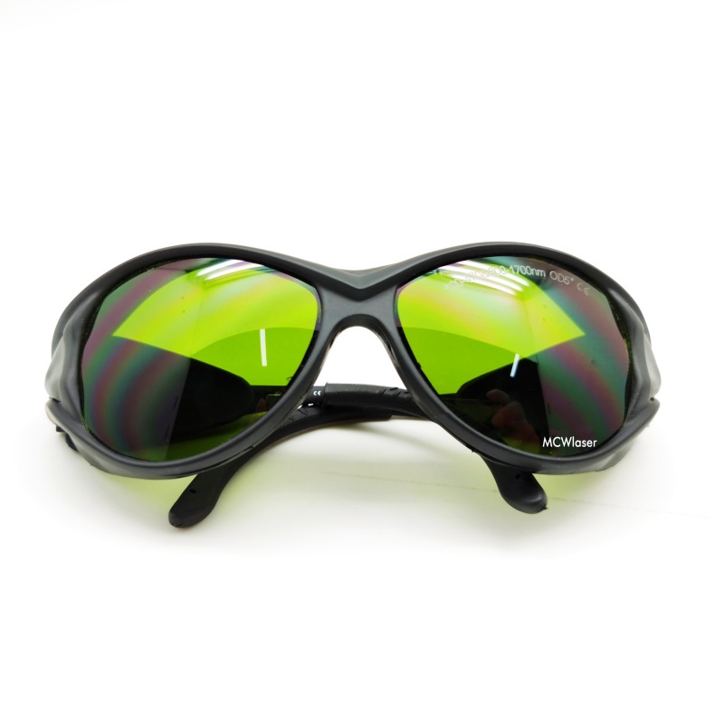 MCWlaser Laser Goggles 190-470 & 800-1700nm Safety Protective Glasses Absorption Type EP-8