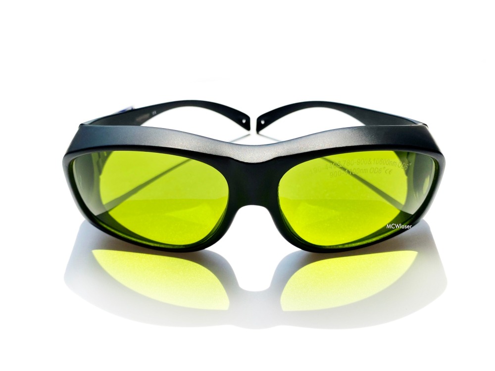 MCWlaser Laser Goggle 190-440&780-900nm,900-1100nm,10600nm Saftey Protective Glasses EP-17A