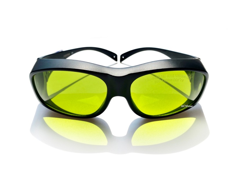 MCWlaser Laser Goggle 190-440&780-900nm,900-1100nm,10600nm Saftey Protective Glasses EP-17A