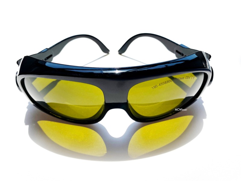 MCWlaser Laser Goggle 190-450 & 800-2000nm Safety Protective Glasses EP-5