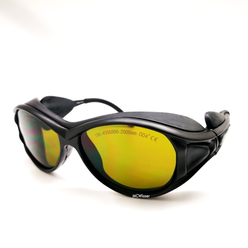 MCWlaser Laser Goggle 190-450 & 800-2000nm Safety Protective Glasses EP-5