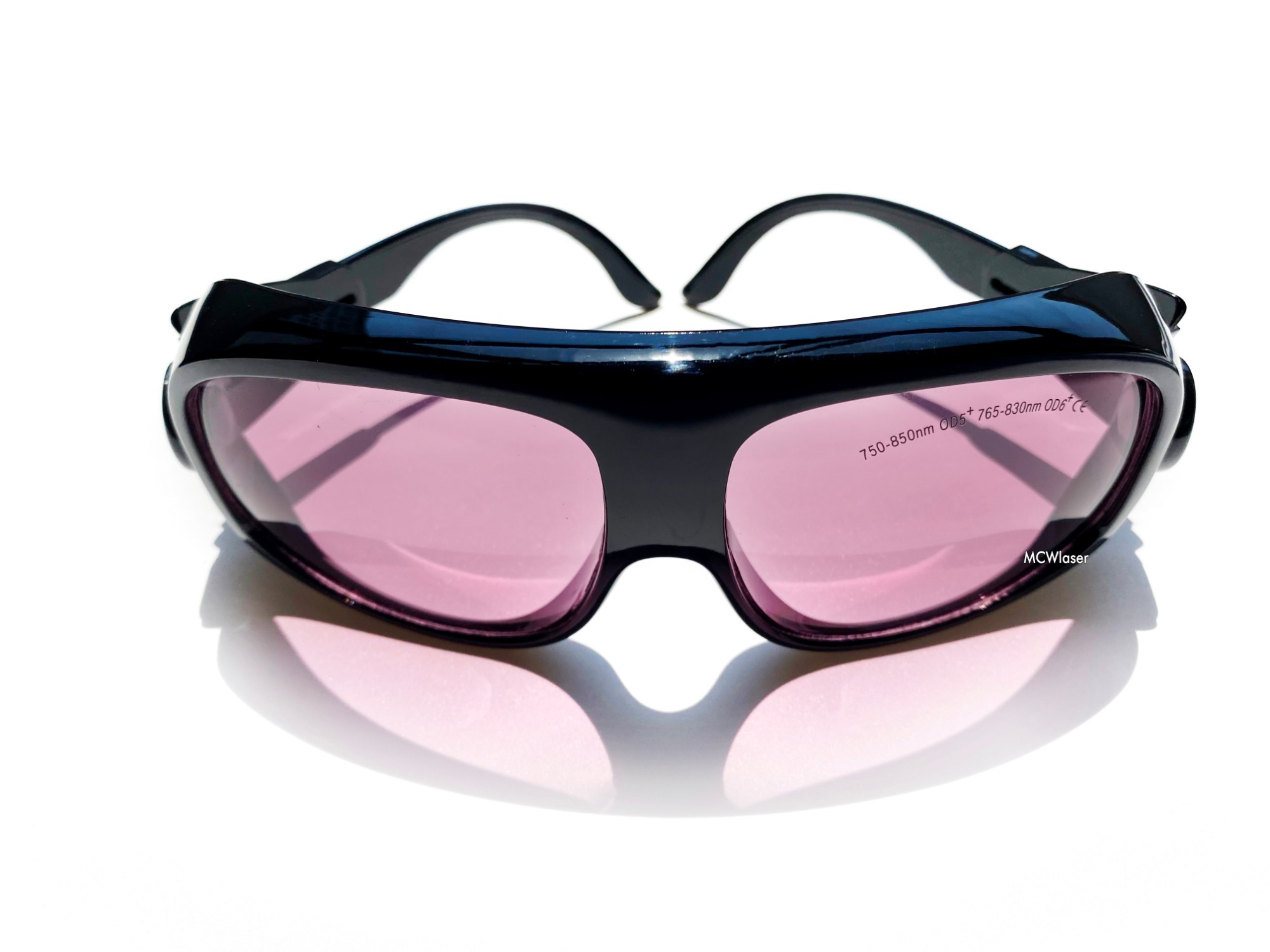 MCWlaser Laser Goggle 750-850 & 765-830nm Safety Protective Glasses Typical For 755nm 808nm Absorption Type EP-18
