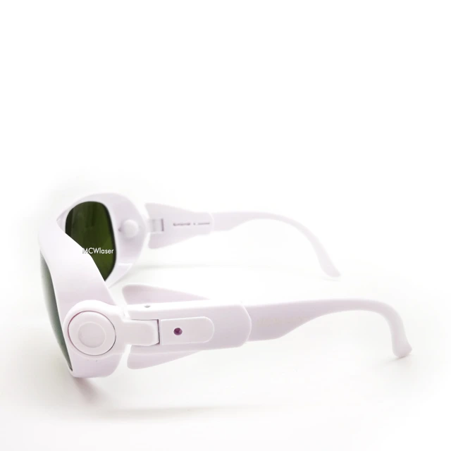 Gafas de seguridad láser, IPL 190-2000 nm con protección ocular envolvente  ajustable para la depilación láser, cosmetología láser