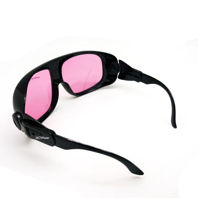 MCWlaser Laser Goggle 750-850 &amp; 765-830nm Safety Protective Glasses Typical For 755nm 808nm Absorption Type EP-18