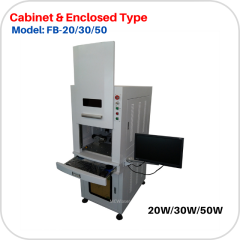 MCWLaser Fiber Laser Engraver Enclosed & Cabinet B Type Raycus JPT MOPA