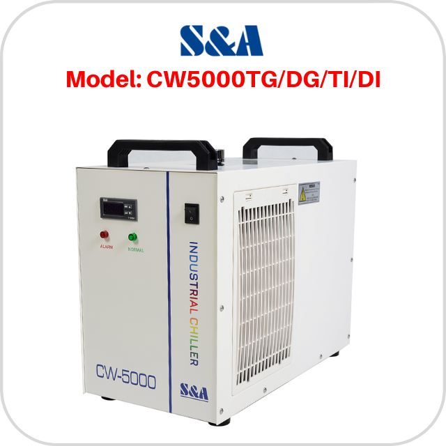 S&A Genuine CW-5000 Series (CW-5000DG/TG/DI/TI) Industrial Water Chiller Cooling Water