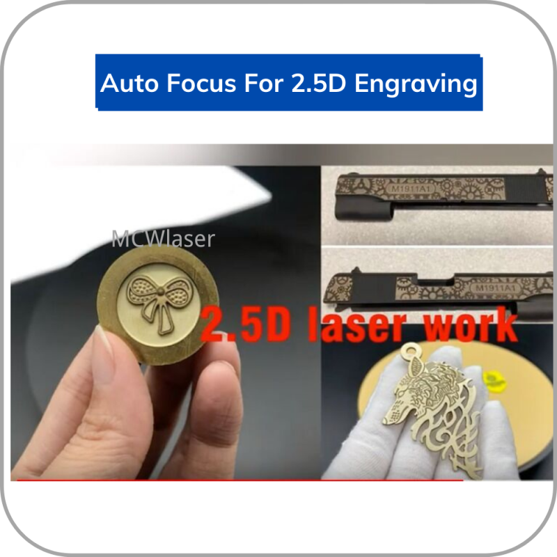 Auto Focus Function /Interlock/ 2.5D engraving/ 3D engraving For Fiber Laser Engraver