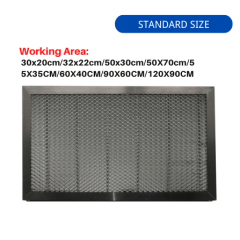 MCWlaser Honeycomb Working Table standard Size for XTOOL, Master 2S, 3 Pro,Plus & Max CO2 Laser Engraving Machine Engraving & Cutting Machine