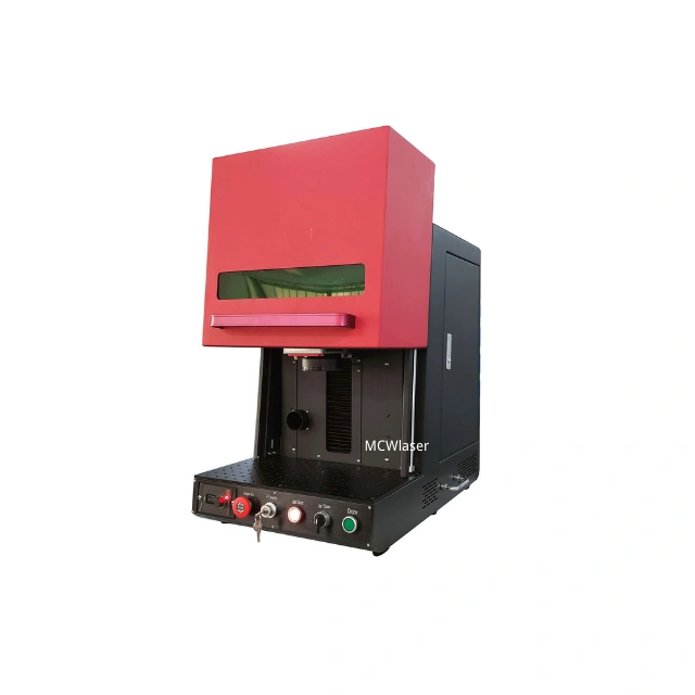 MCWlaser 20W/30W/50W Max or Raycus Fiber Laser Making Machine Metal Engraving Marking 1064nm Enclosed Type B DE Stock