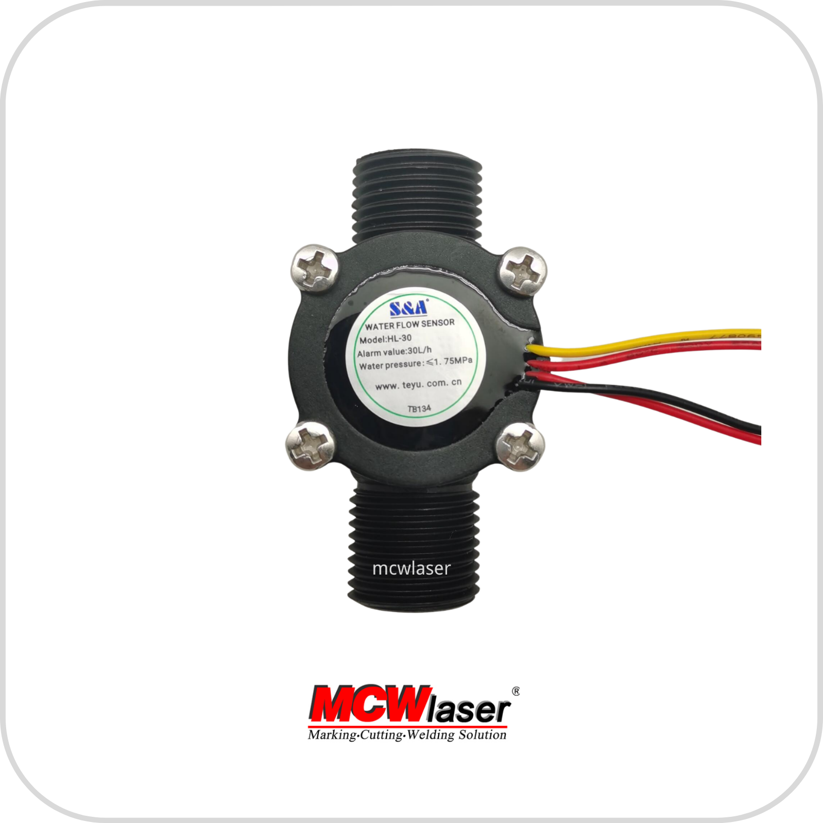 Water Flow Sensor For S&A Water Chiller CW3000 CW5000 CW5200
