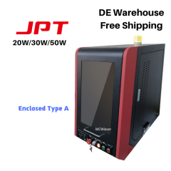 DE Stock MCWlaser 20W 30W 50W JPT Fiber Laser Making Machine Metal Engraving Marking Enclosed Type A