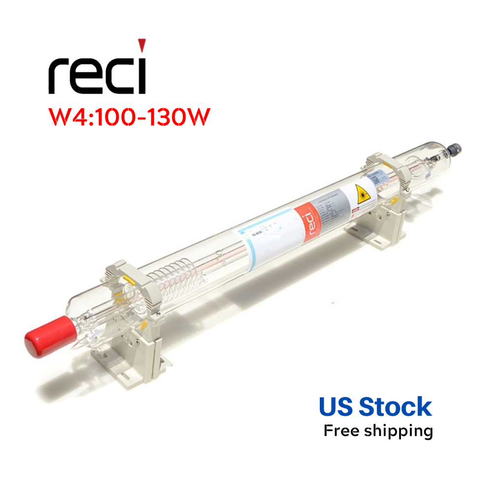 W4 (100-130W) US Stock RECI CO2 Laser Tube For Laser Engraving & Cutting Machine