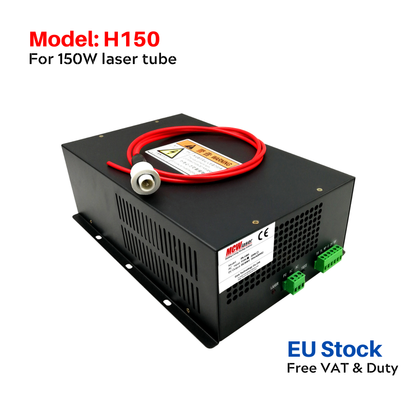 H150 EU Stock CO2 Laser Power Supply H Series For 150W CO2 Laser Tube