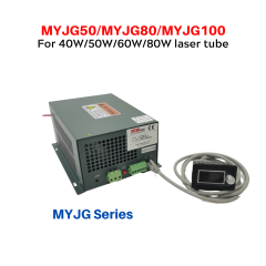 MYJG Series CO2 Laser Power Supply For 40W 50W 60W 80W CO2 Laser Engraver & Laser Tube