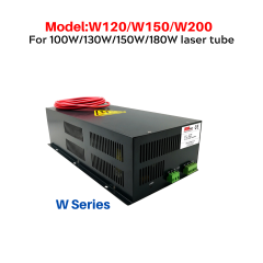 W120 W150 W200 CO2 Laser Power Supply W Series For 100W 130W 150W 180W 200W CO2 Laser Tube