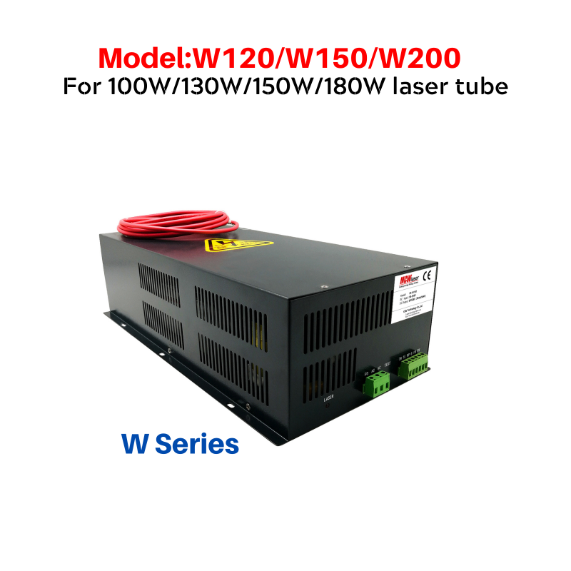 CO2 Laser Power Supply W Series For 100W 130W 150W 180W CO2 Laser Tube