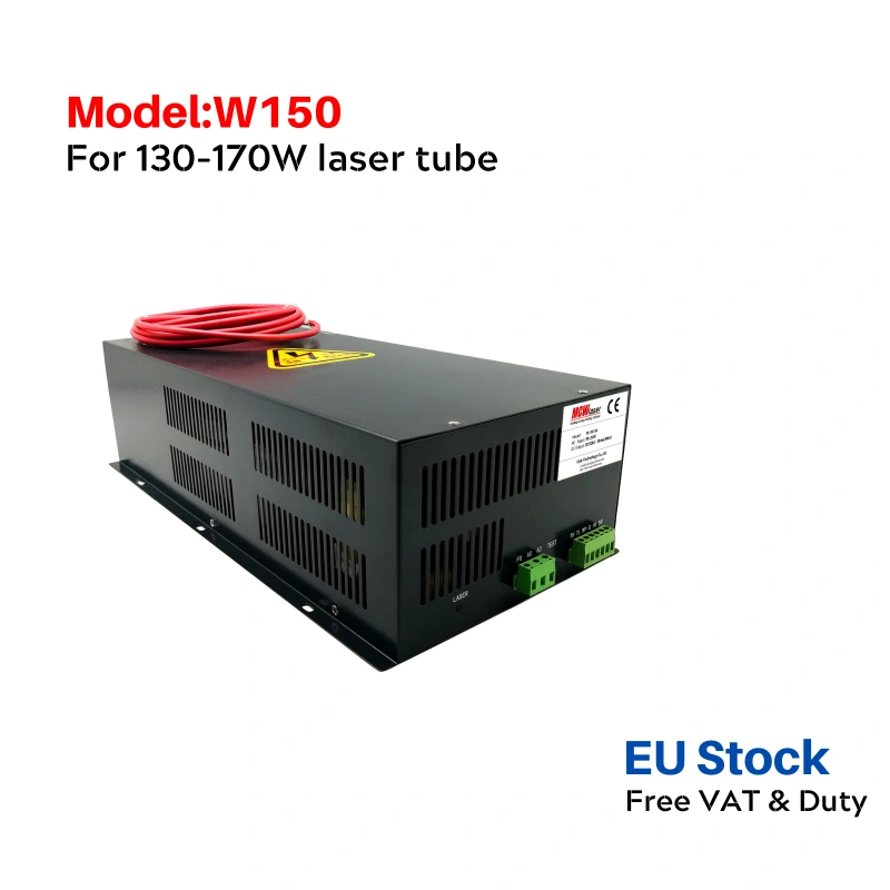 W150 (130-170W) EU Stock CO2 Laser Power Supply W Series For 130W 170W CO2 Laser Tube