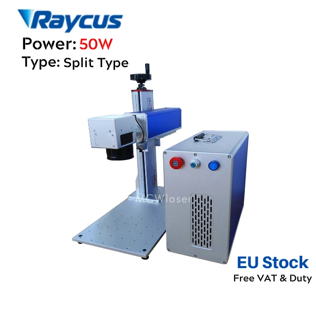 50W EU Stock Split Type MCWlaser Raycus Fiber Laser Making Machine Metal Engraving Marking