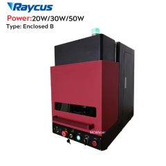 MCWLaser Raycus Fiber Laser Engraver Enclosed A Type 20W 30W 50W