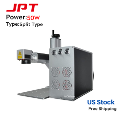 50W JPT Fiber Laser Engraver Split Type For Metal Engraving Marking