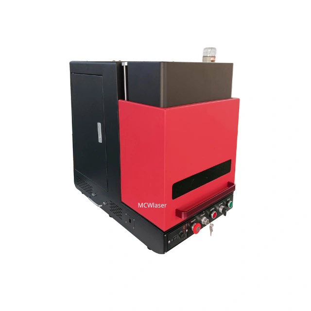 MCWlaser 20W/30W/50W JPT Fiber Laser Making Machine Metal Engraving Marking Enclosed Type B