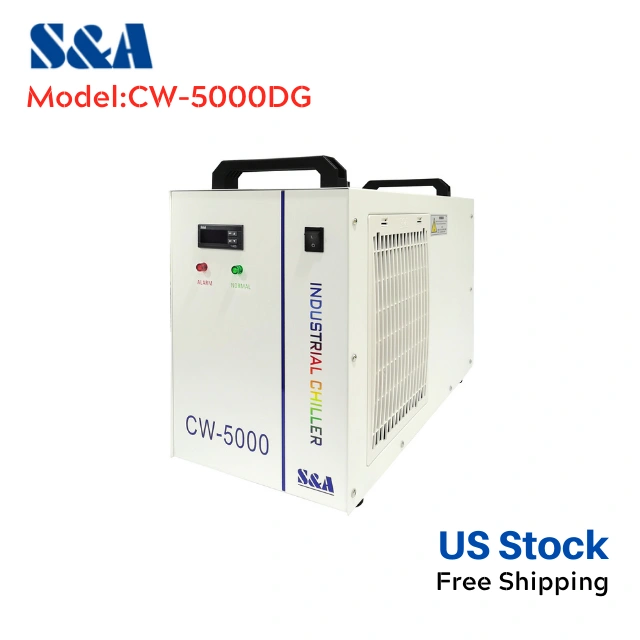 CW-5000DG US Stock S&A Genuine CW-5000 Series Industrial Water Chiller Cooling Water