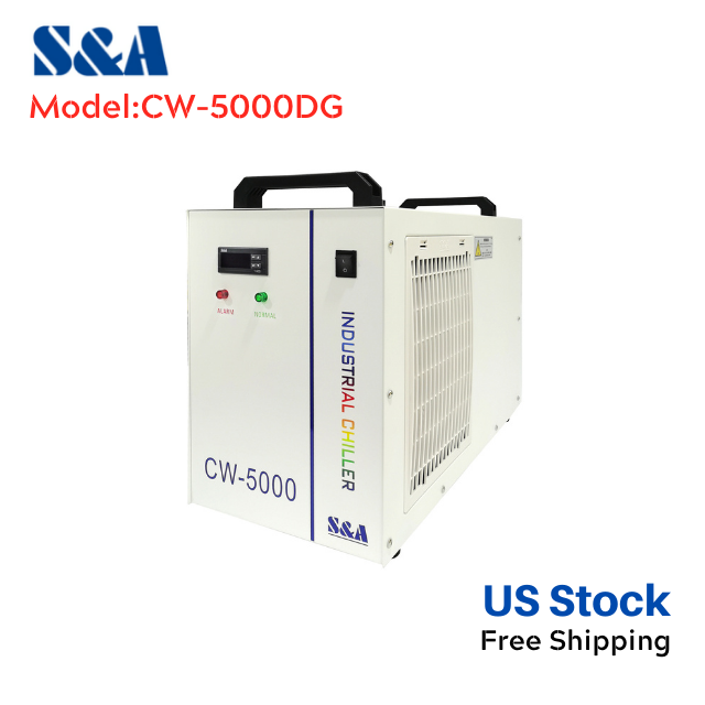 CW-5000DG US Stock S&A Genuine CW-5000 Series Industrial Water Chiller Cooling Water