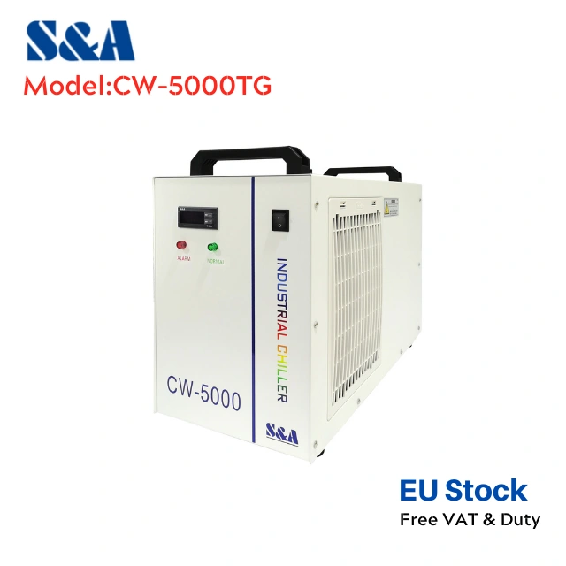 CW-5000TG EU Stock S&A Genuine CW-5000 Series Industrial Water Chiller Cooling Water