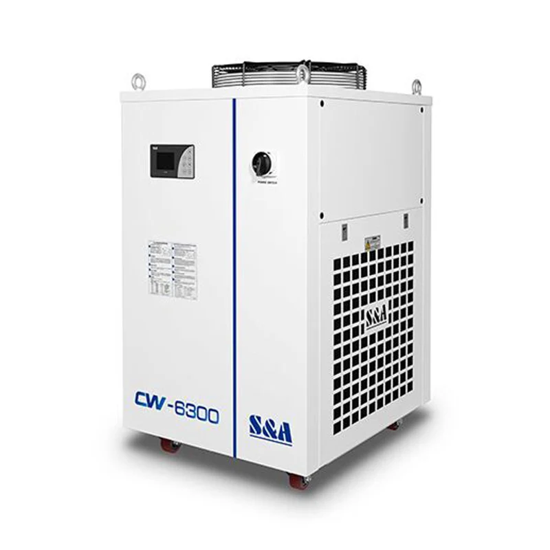 S&A CW-6300AN Industrial Water Chiller Cooling for CO2 Laser Tube, CNC Spindle,Laser Welding Machine