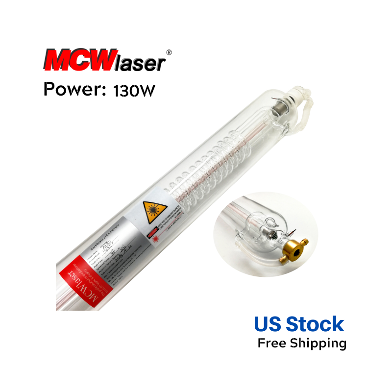 130W CO2 Laser Tube (Acutal 130-150W 165cm) M130 For CO2 Laser Engraving Cutting Machine