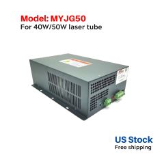 50W CO2 Laser Power Supply MYJG50 Model For CO2 Laser Tube 40W 50W 85CM Laser Tube