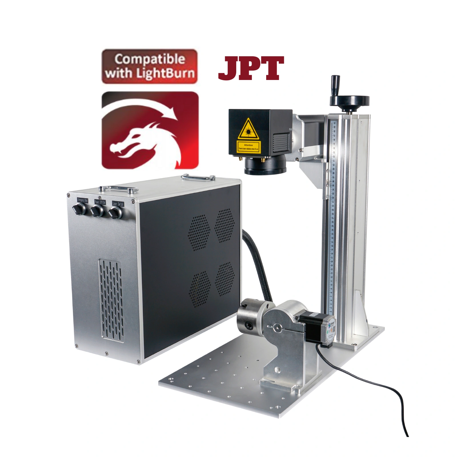 MCWlaser 50W JPT Split Type Fiber Laser Engraver Marking Machine