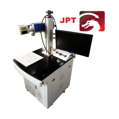 MCWlaser 50W JPT Fiber Laser Making Machine Metal Engraving Marking Cabinet Type