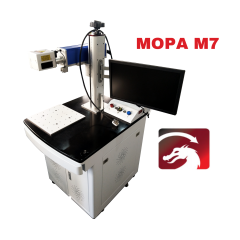 MCWlaser 30W 60W 80W 100W MOPA JPT M7 Fiber Laser Making Machine Metal Engraving Marking Cabinet Type