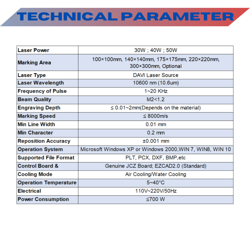 MCWlaser CO2 Laser Marking Machine For Non-Metal Materials Acrylic,Glasses,Leather,Paper,Bamboo,Wood,Rubber More