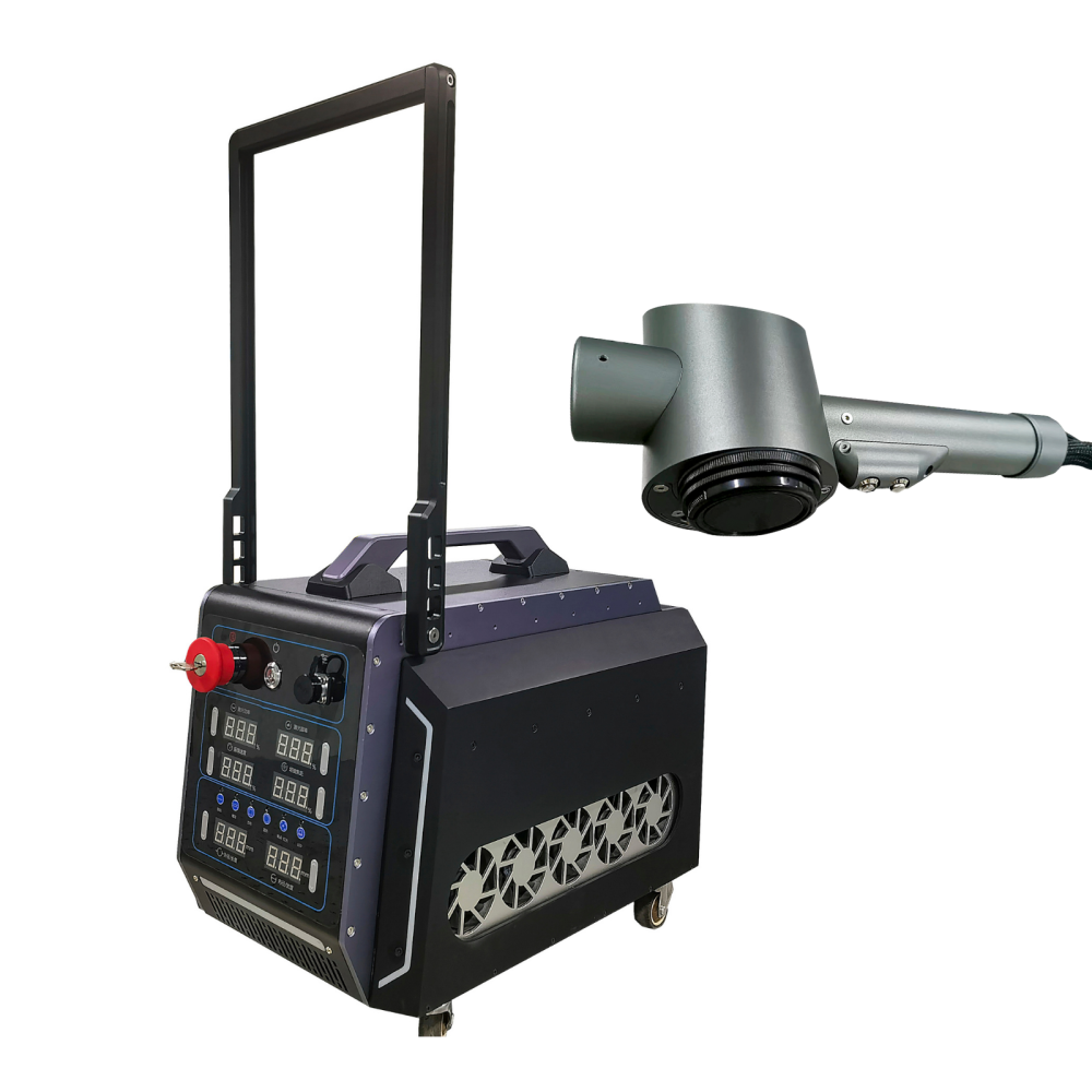 MCWlaser Rust Removal 100watt Rechargeable Pulsed Backpack Fiber Laser Cleaning Machine 100-GMC-B