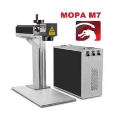MCWlaser 100W MOPA JPT M7 Fiber Laser Engraver Marking Machine For metal color marking and thin metal cutting