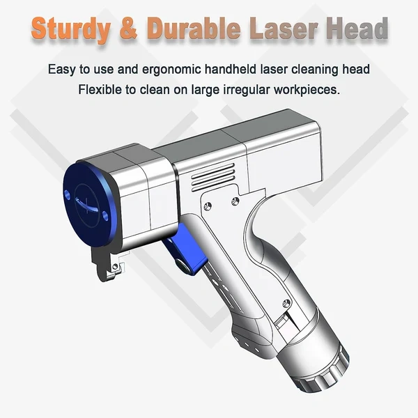 MCWlaser 1000W/1500W/2000W Fiber Laser Cleaner for Metal Rust Removal Paint Oil and Coating Cleaning