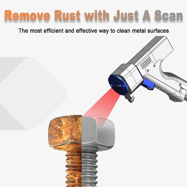 MCWlaser 1000W/1500W/2000W Fiber Laser Cleaner for Metal Rust Removal Paint Oil and Coating Cleaning
