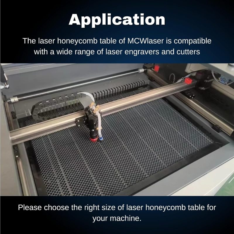 MCWlaser Honeycomb Working Table Customize Size For xTOOL, Master 2S, 3 Pro,Plus &amp; Max Engraving Machine