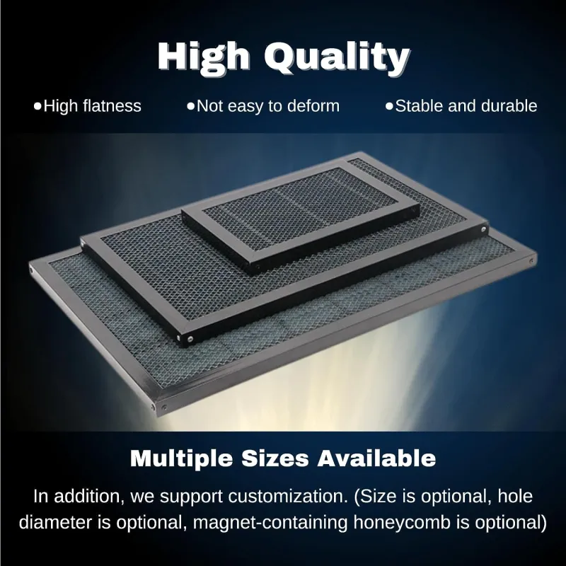 MCWlaser Honeycomb Working Table Customize Size For xTOOL, Master 2S, 3 Pro,Plus &amp; Max Engraving Machine