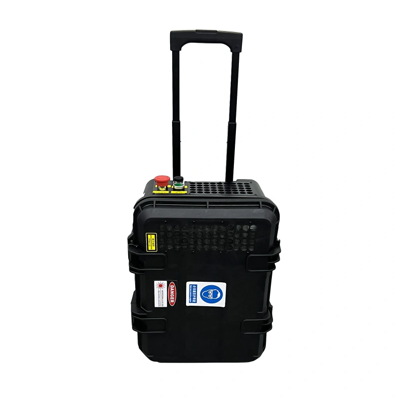 MCWlaser 100W Pulsed Laser Cleaning Machine Handheld Laser Rust Removal Machine Metal Rust, Oil Stain, Paint, Coating Removal