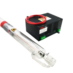 MCWlaser 100W(Peak130W) 1450mm CO2 Laser Tube +100W 110V/220V power supply
