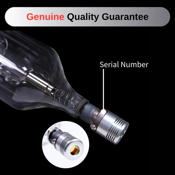 RECI CO2 Laser Tube  W6 130W(Peak 150W) 1650mm Laser Tube + DY20 110V/220V Power Supply